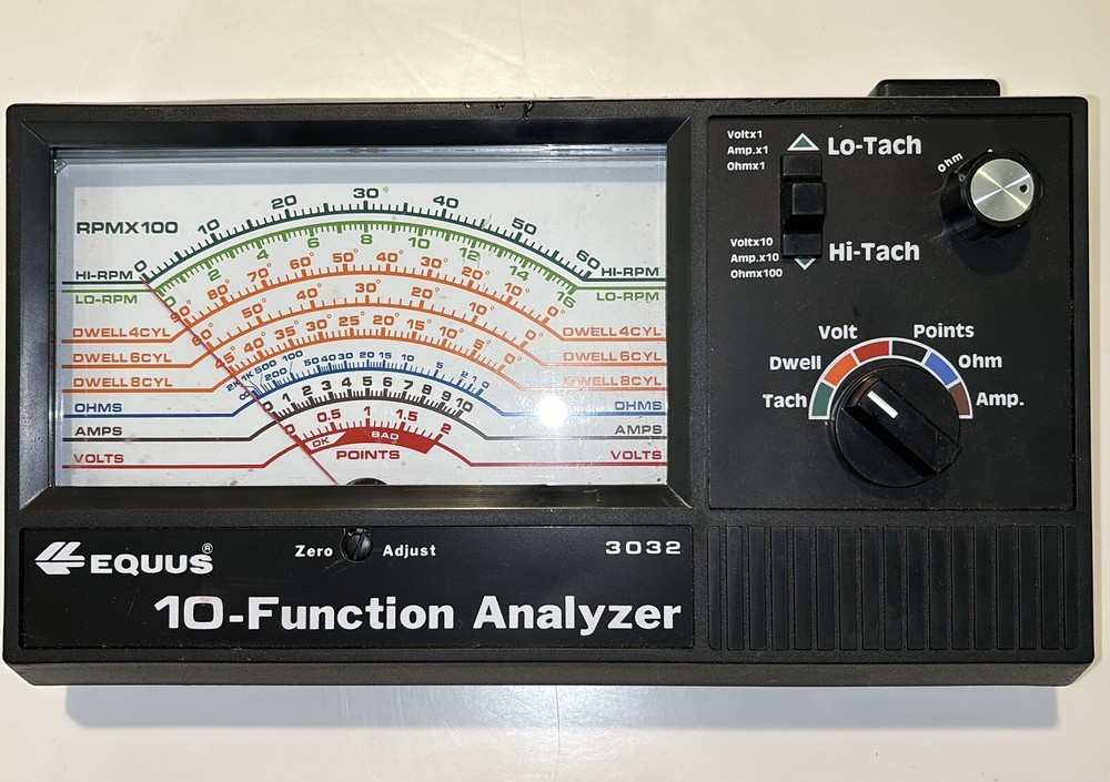 EQUUS 3032 10 Function Analyzer, 3050 Remote Start Switch, 3110 Timing Light