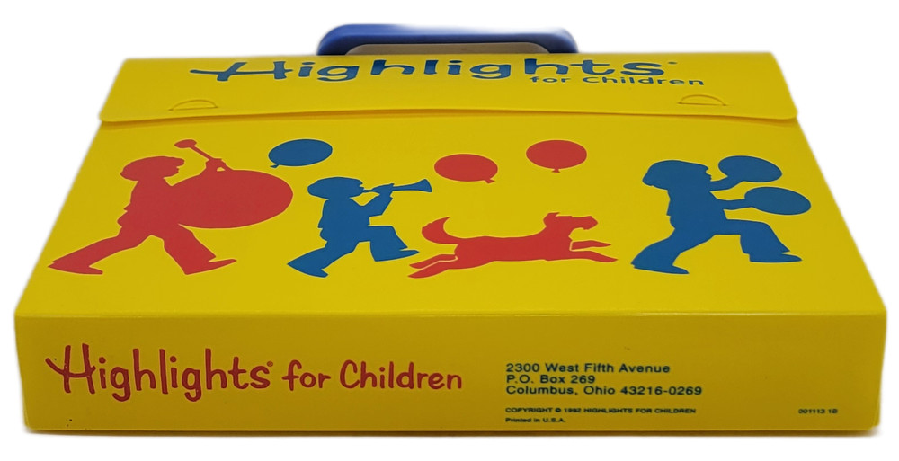 Highlights For Children 1992 Plastic Carrying Case