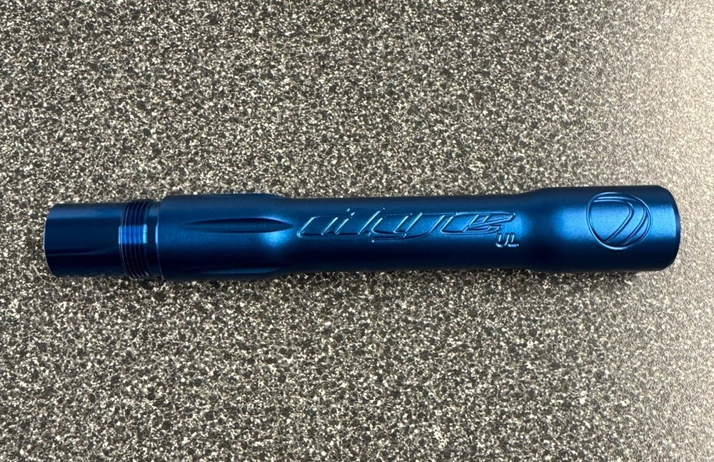 DYE UL barrel back. AC thread. OEM matte blue. Bore: .688. RARE!