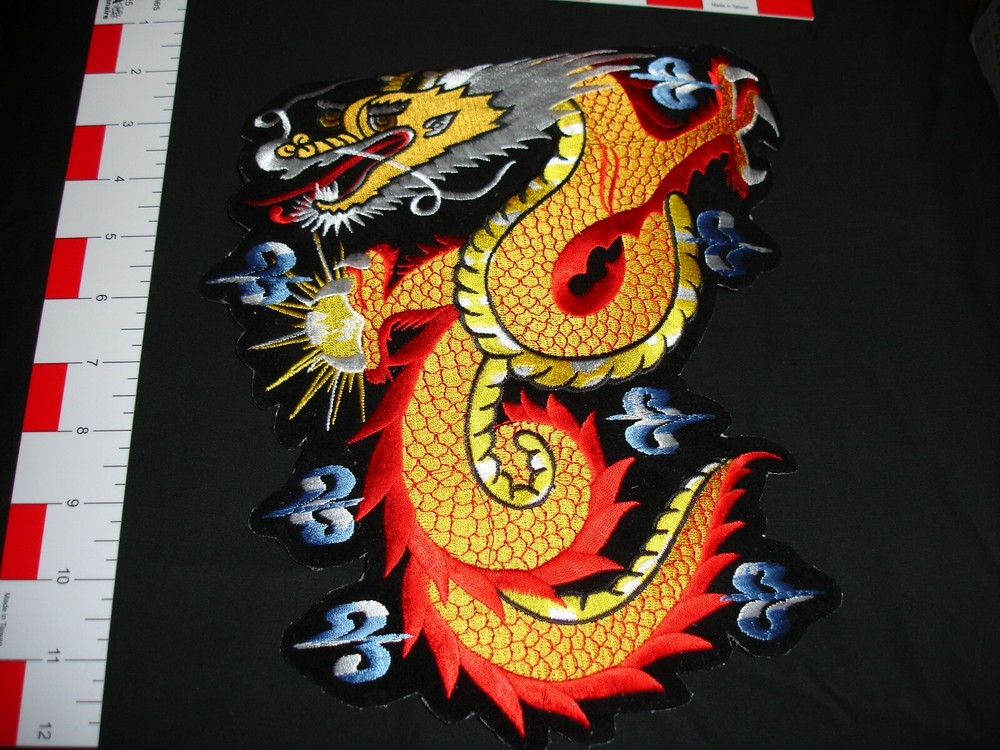 Dragon Patch yellow Very Large patch ...