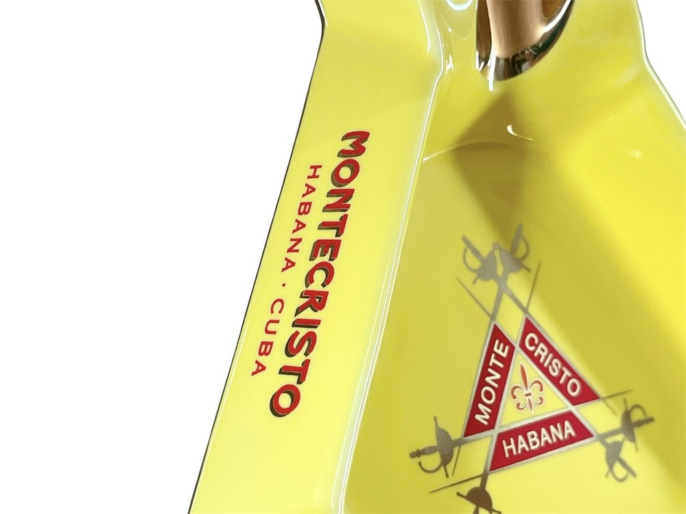 HABANOS MONTECRISTO CERAMIC CIGAR ASHTRAY