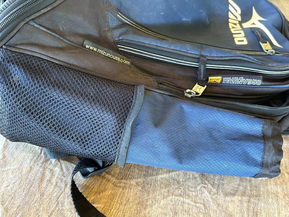 Mizuno Futsac Backpack Organizer Bat Pack Series Blue And Black