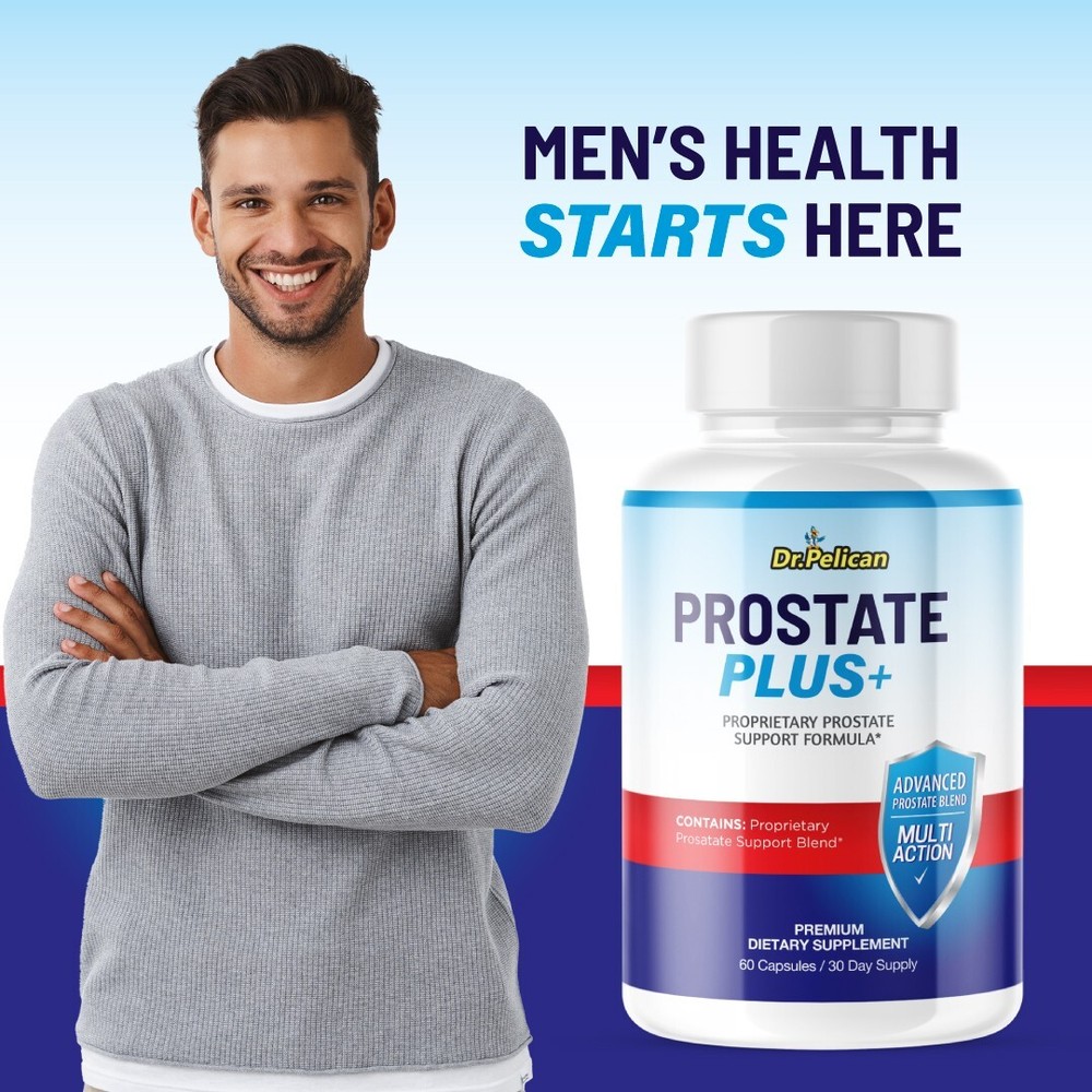 Prostate Plus+ - Support Supplement for Men - Urinary & Bladder Health-5 Bottles