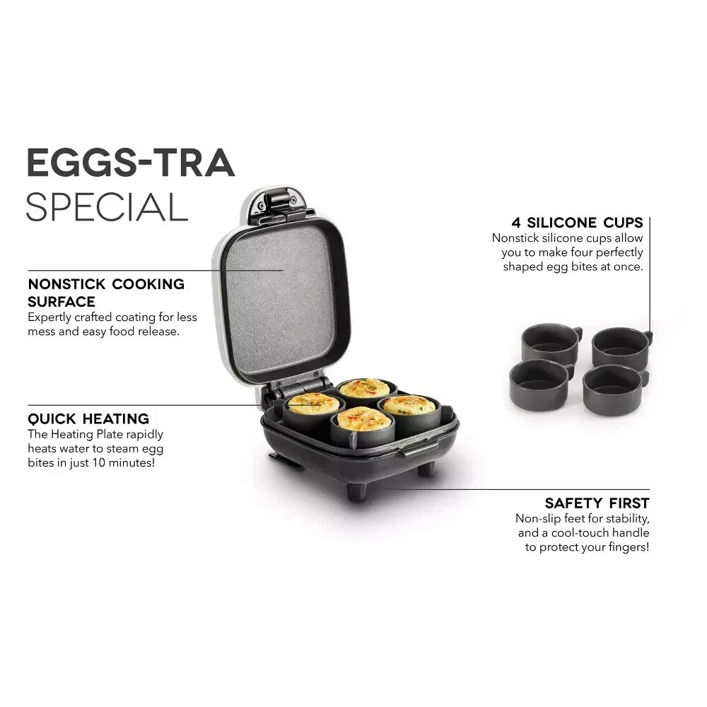 Dash Egg Bite Maker Blue Aqua Teal Countertop Egg Cooker NEW in Box