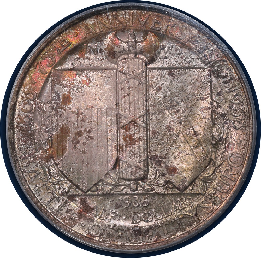 1936 Gettysburg Commemorative Half MS-67 PCGS Certified - OGH