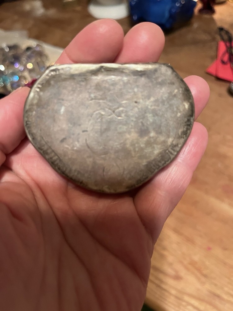 1792 Antique Sterling Silver Snuff Box