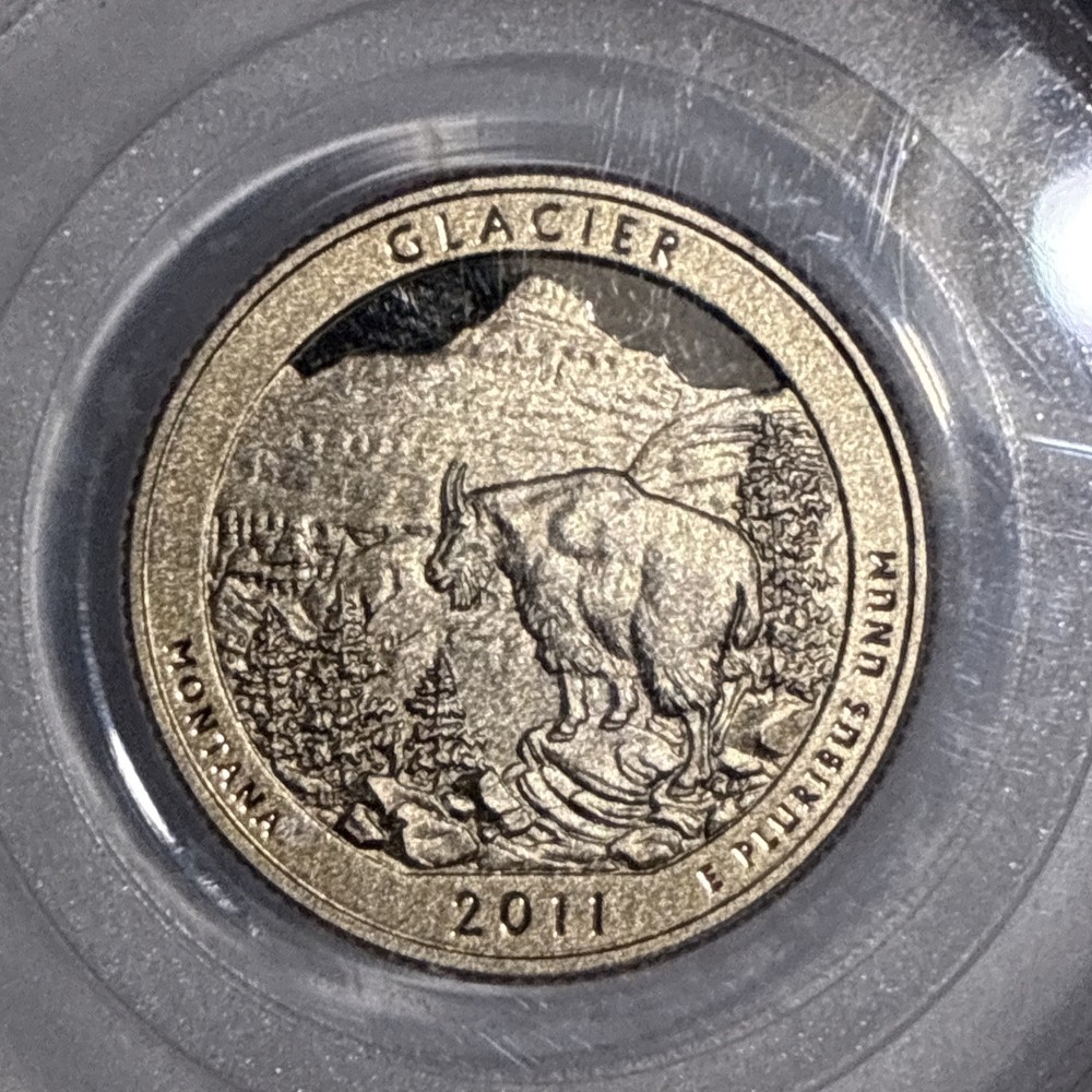 2011-S Glacier NP PCGS PR69DCAM 25C