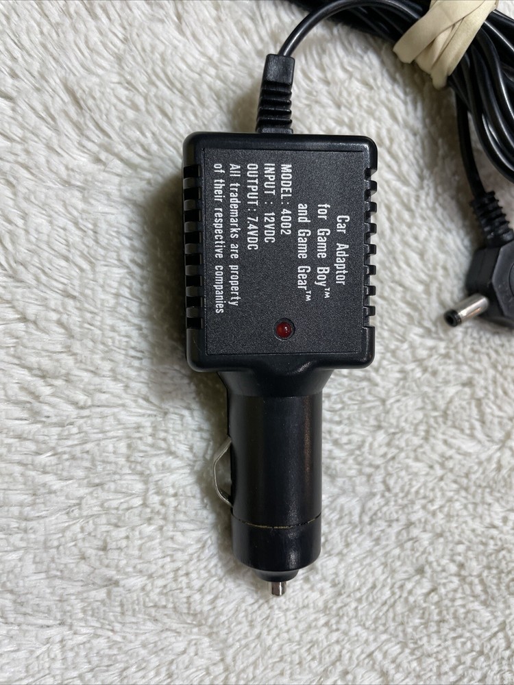 12 Volt DC Car Adapter For Game Boy Game Gear Nomad #4002