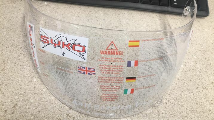 SYKO ORBIT - 107215 - X509-V CLEAR HELMENT VISOR