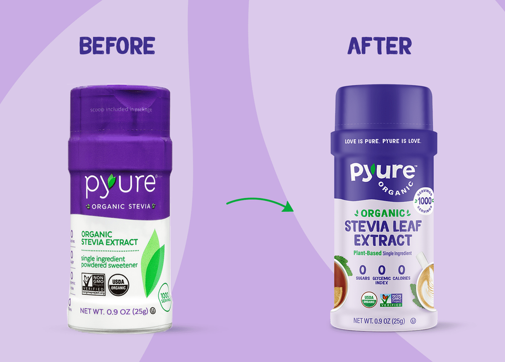 Pyure Organic Stevia Extract, Single Ingredient Powdered Sweetener