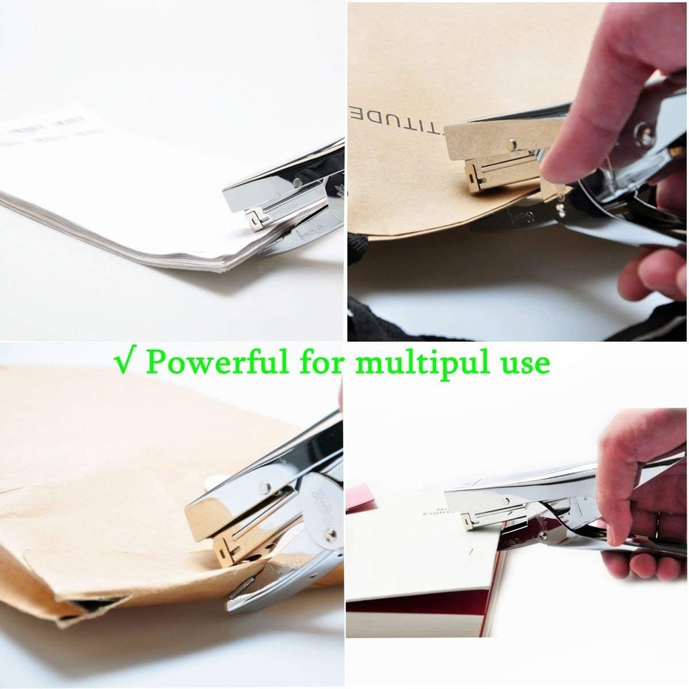 ONDY Plier Stapler Heavy Duty Office Hand Held 20-Sheet Papers