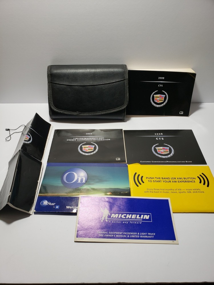 2008 Cadillac CTS Owners Manual Complete Set