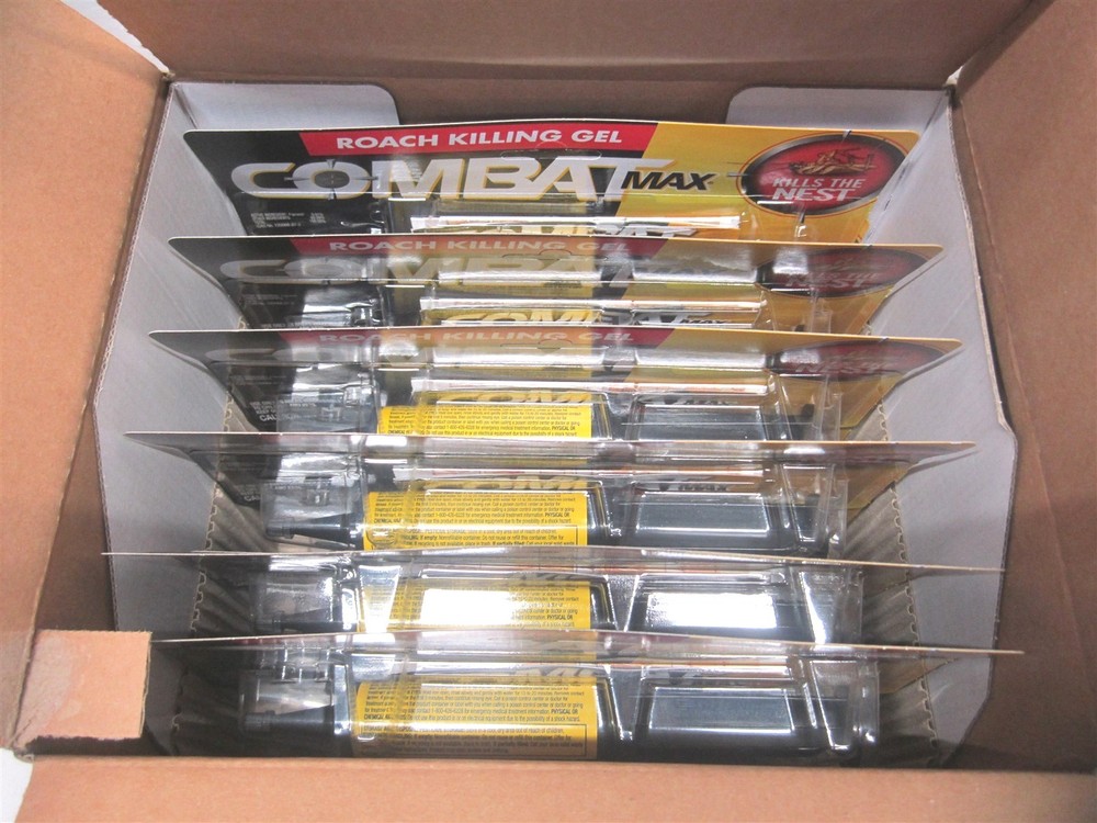 Combat 30g Source Kill Max Roach Killing Gel Bait Syringe - Case of 12