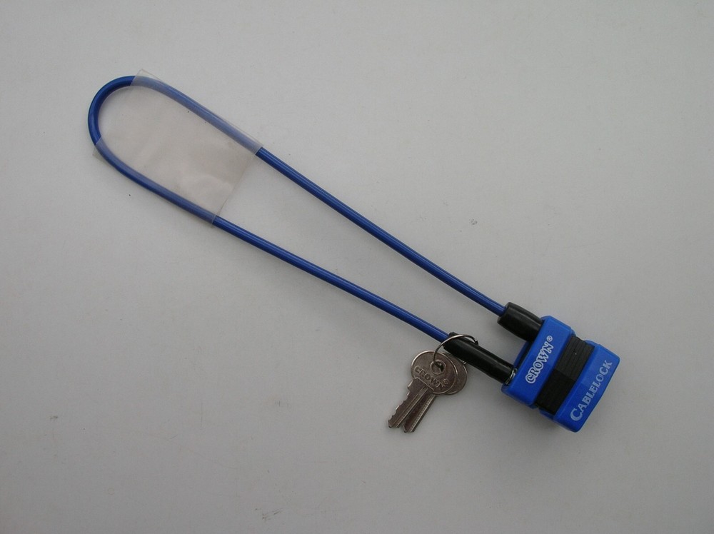 New Crown Gun Cablelock with 2 Keys