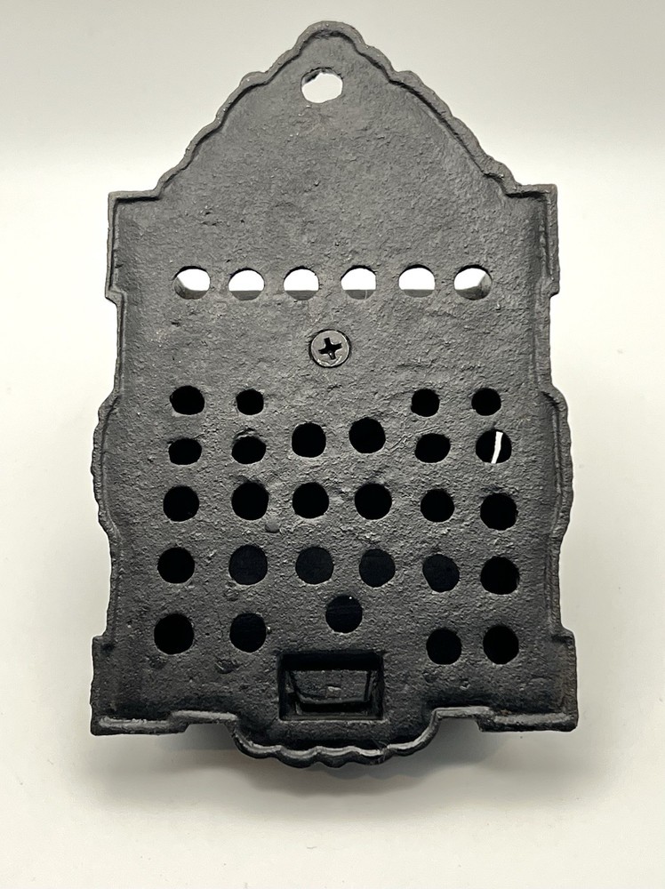 Cast Iron Wall Mount Matchstick Holder