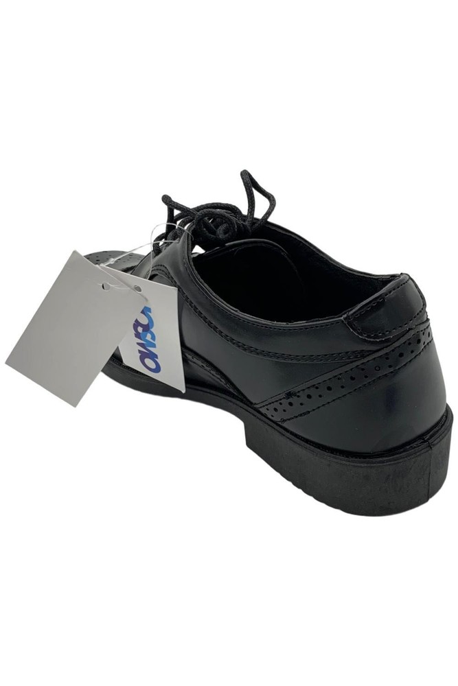 Josmo Kid's Boys Classic Wingtip Oxfords Black