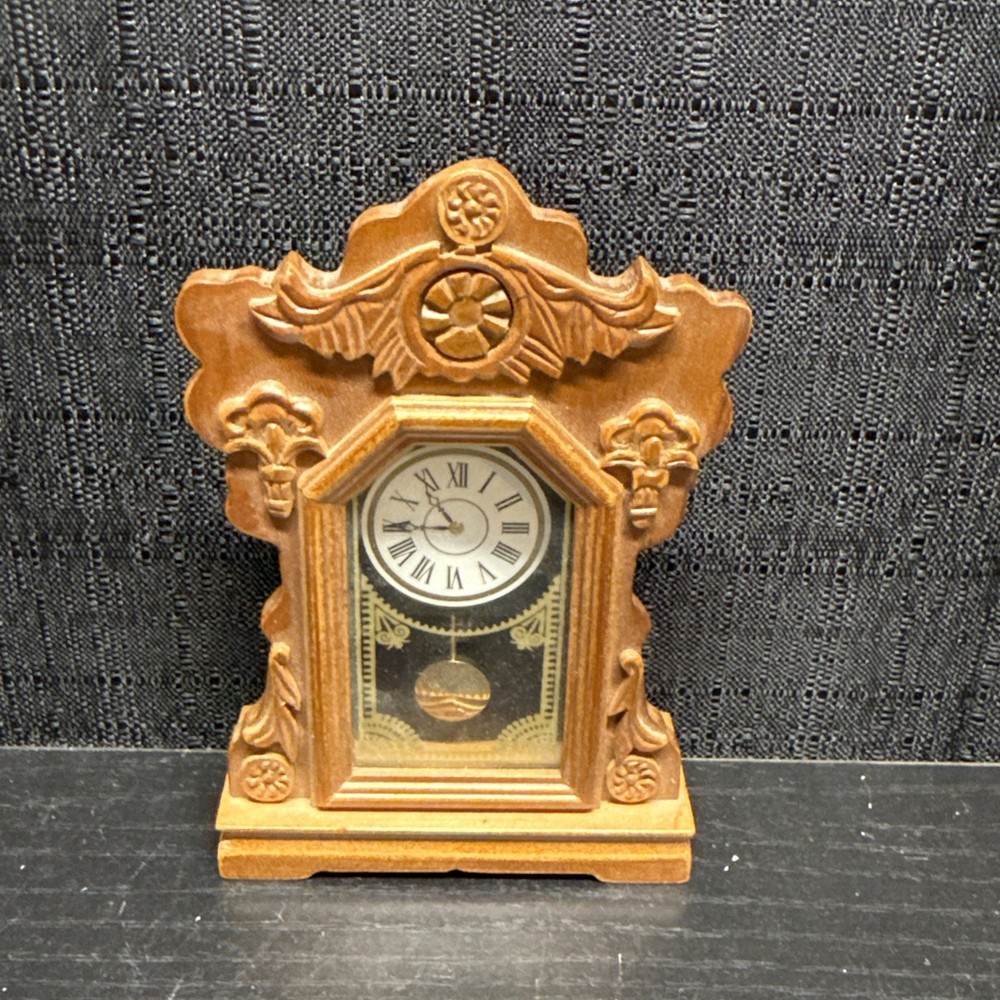 1988 FRANKLIN MINT - VICTORIAN MANTLE CLOCK EX CONDITION