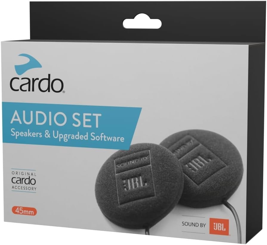 45mm Audio Set, Works with Most Helmet Communicators Single Pack