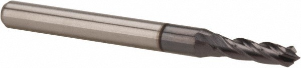 Melin Tool 3/32" Diam, 3/8" LOC, 4 Flute, 90? Point Angle, Solid Carbide Dril...