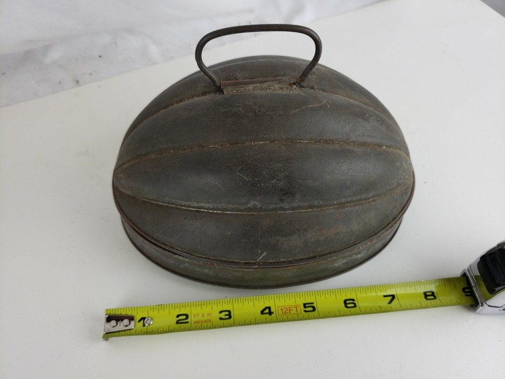 Rare unusual antique tin container ca. 1920s