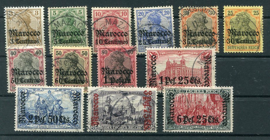 Morocco 21/33 Set Used 600EUR