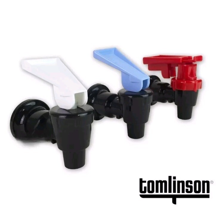 (3 Pack) Water Cooler Faucet Spigot Tomlinson Dispenser Cold Hot Safety Valve.