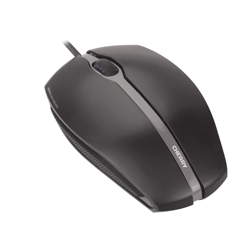 GENTIX Corded Optical Mouse Modern black wired