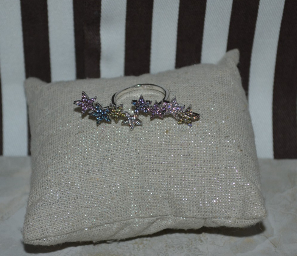 Henri Bendel Pave Link Ring - You Pick Size