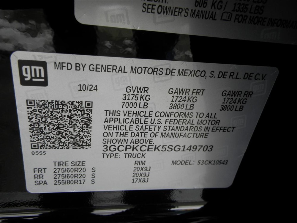 Chevrolet Silverado 1500 Pickup 2025 Automatic Transmission Control Module 0978