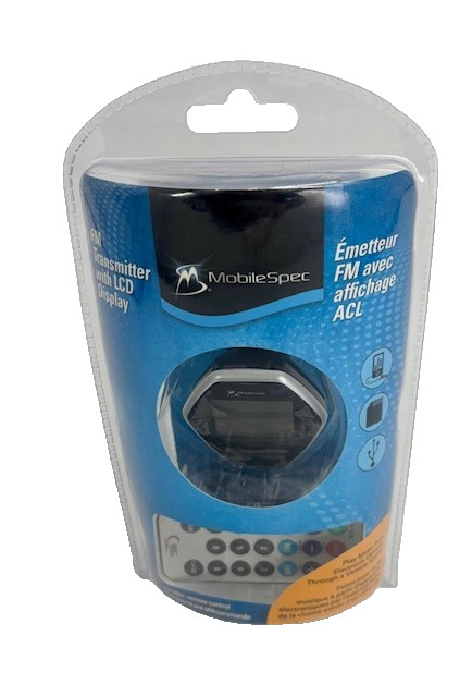 MobileSpec FM Transmitter w/LCD Display(MSF11) INCLUDES REMOTE