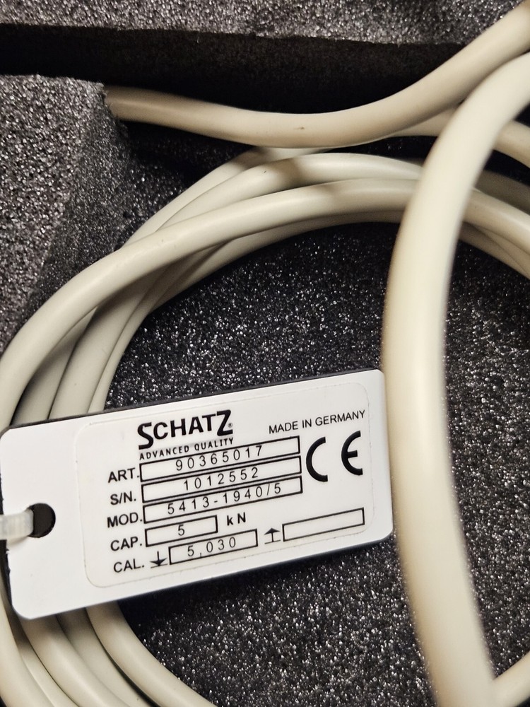 Schatz 5413-1940/5 Load Sensor, 5kN 1124Lbs - Tested