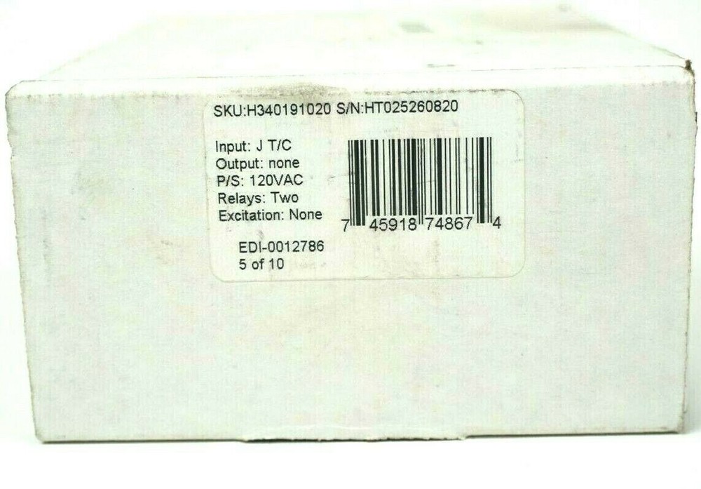 NEW SIMPSON H340191020 DIGITAL PANEL TEMPERATURE METER