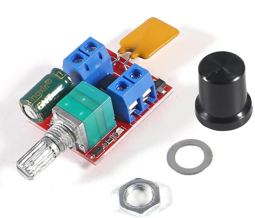 Compact 12V Motor Speed Controller - 4Pcs 90W Adjustable PWM Regulator Module