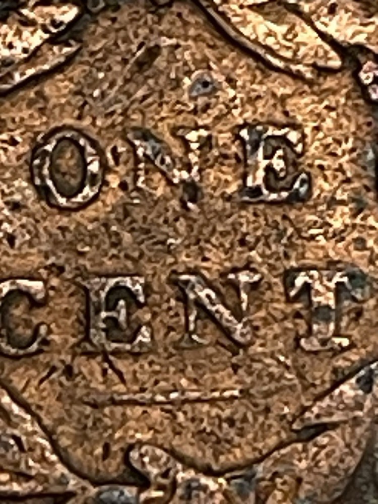 1817 Large Cent Matron Coronet Head 13 Stars, Liberty