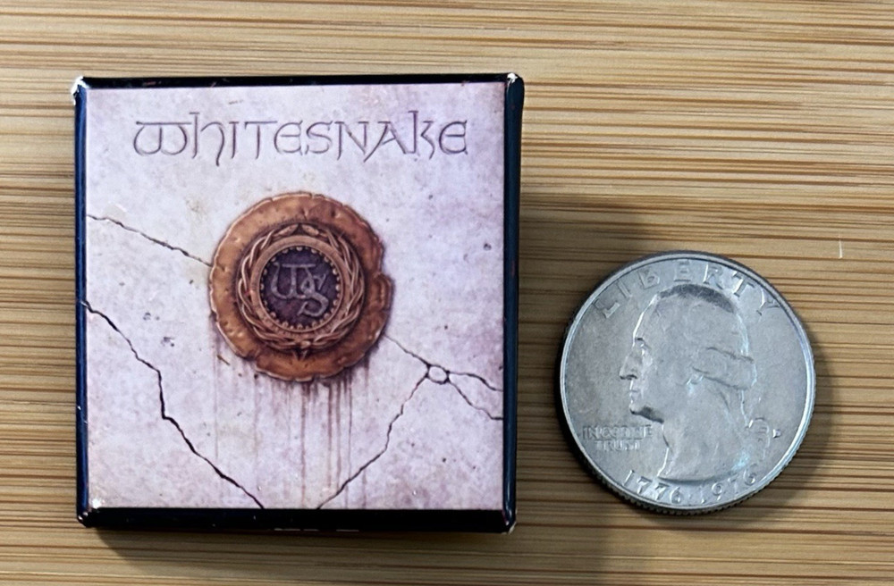 Whitesnake Tour Square Pinback/Button