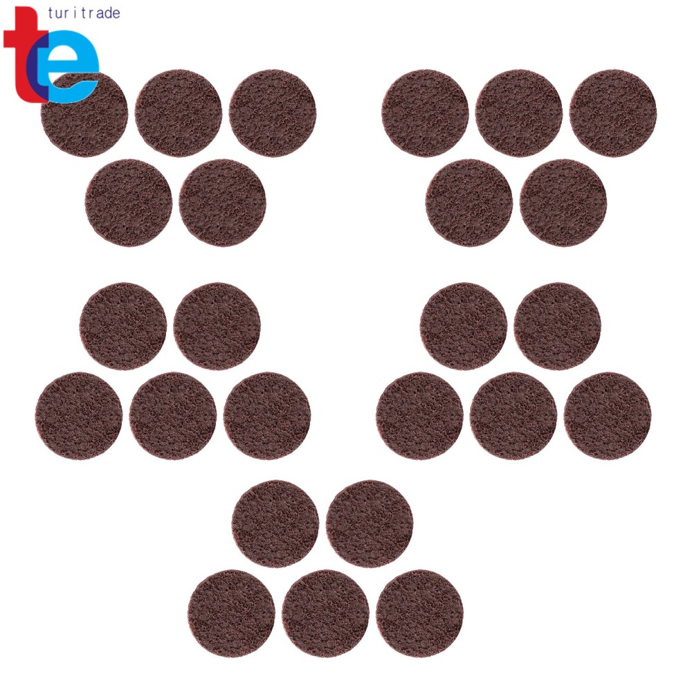 25 Pcs Quick Change Surface Conditioning Disc 2 Inch Red (Medium) Prep Pad