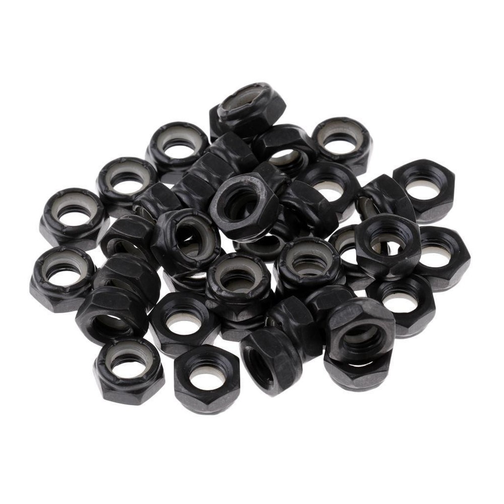 40PCS Axle Nuts, Nuts, for Skateboard Longboard