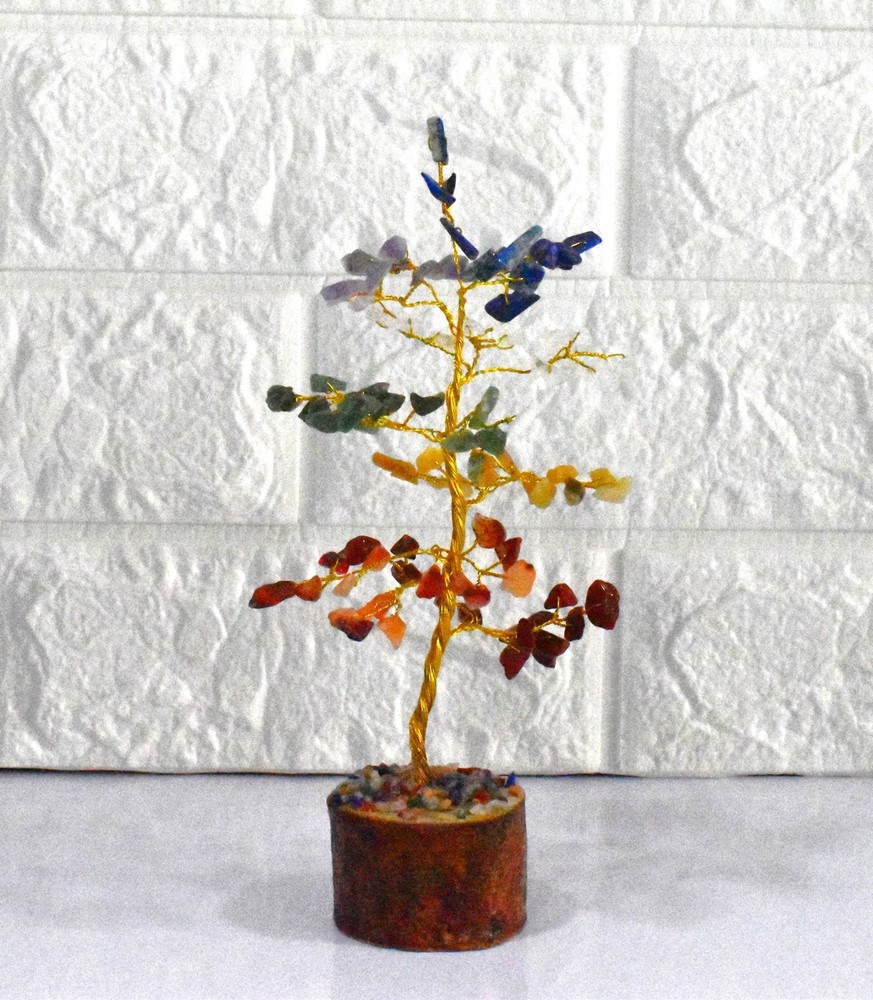 100 Chips Gemstone Tree | 7 Chakra | Healing Crystal Tree