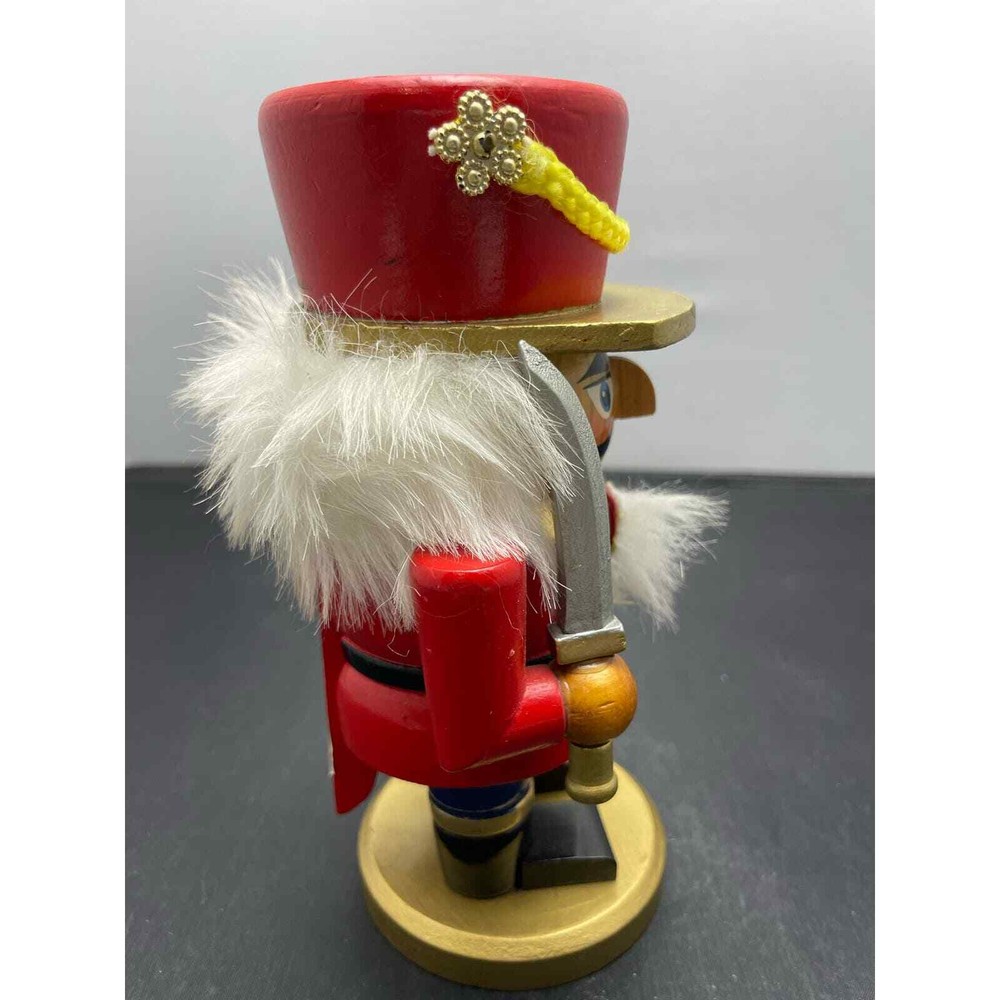 Wooden Holiday Nutcracker Solider Christmas 7"