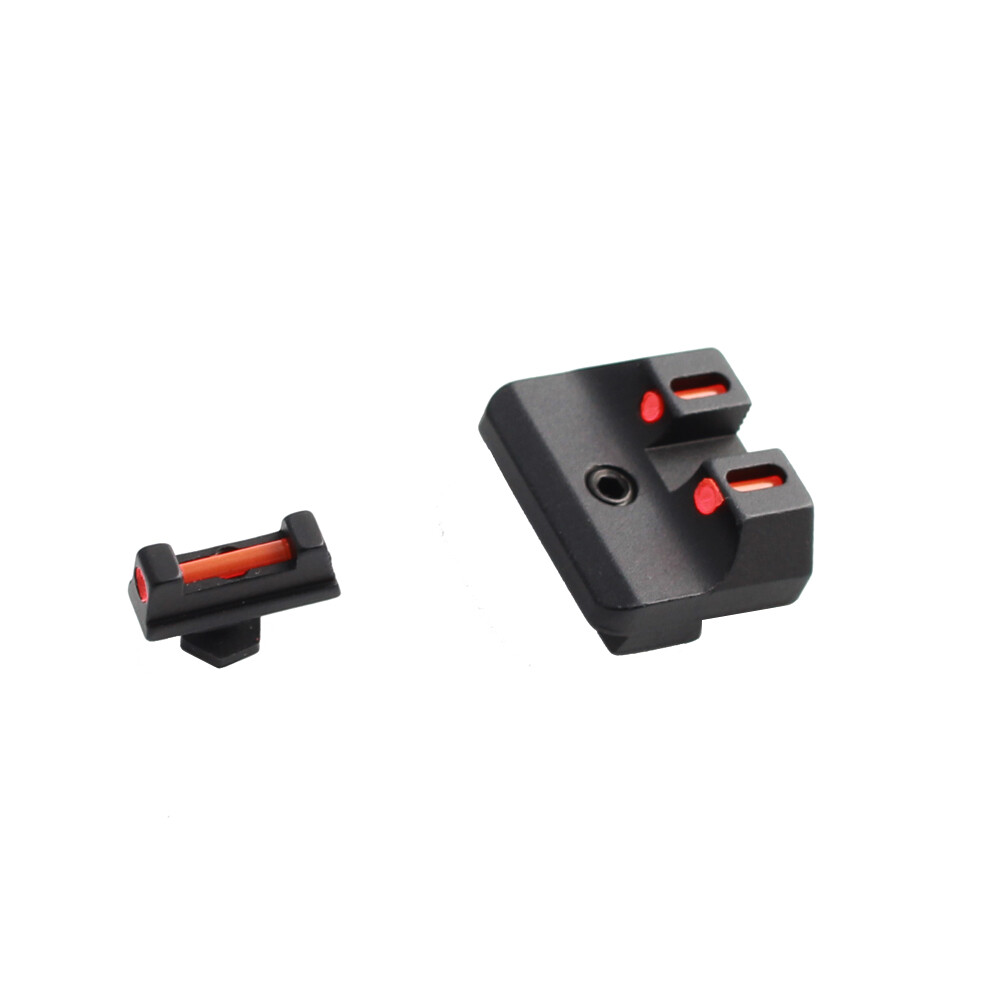 Fiber Front/ Rear Sight Handgun Combat Sights for Glock Standard