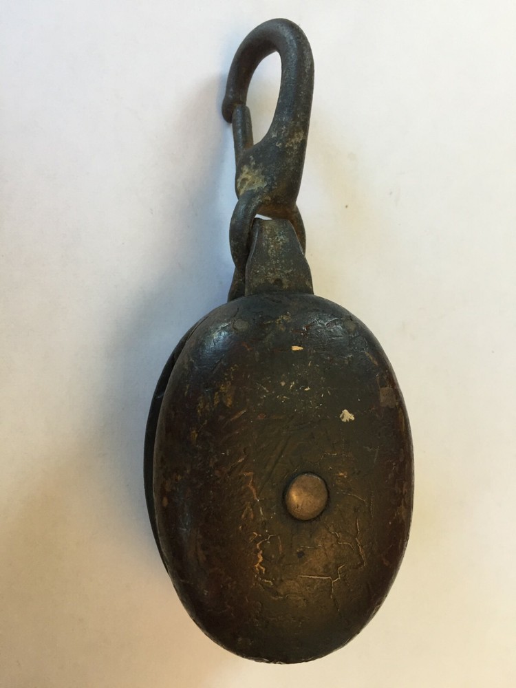 Unique antique marine pulley