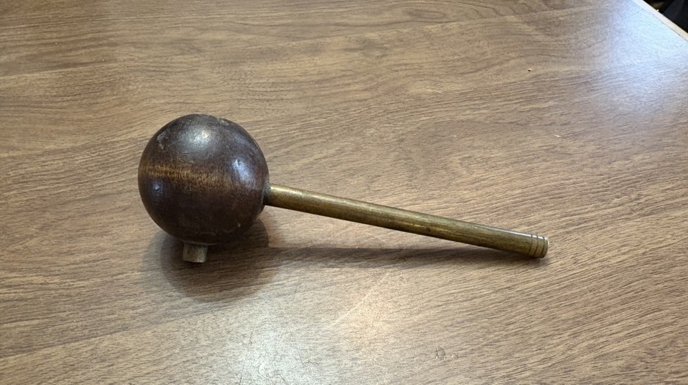 Muzzleloader Ball Starter Vintage Brass & Wood