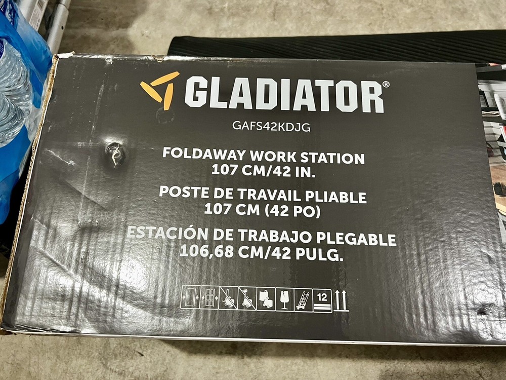 Gladiator Foldaway Workstation 107cm/42in