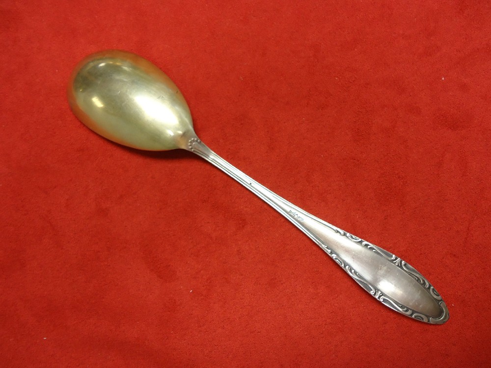 German 800 Silver Casserole Spoon or Large Serving Spoon (#2229)