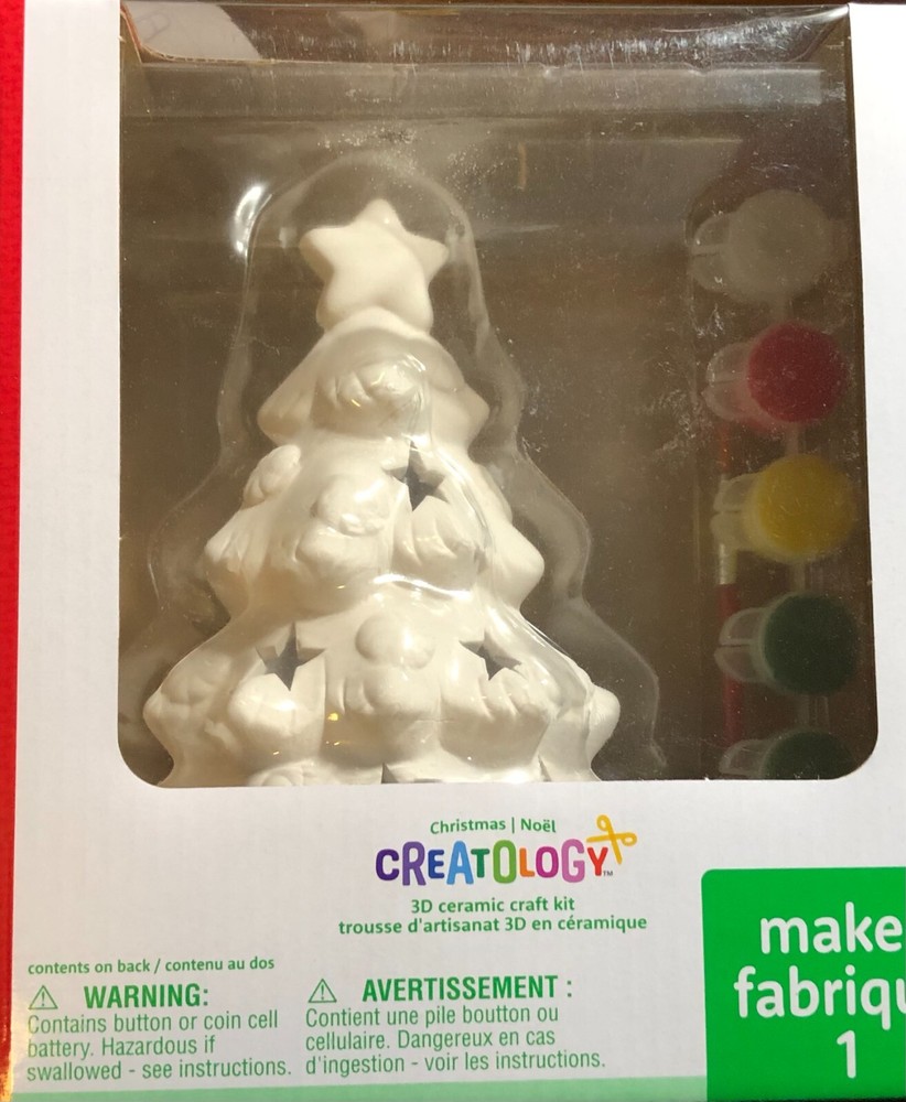 Christmas Tree DIY 3D Ceramic Craft Kit by Creatology