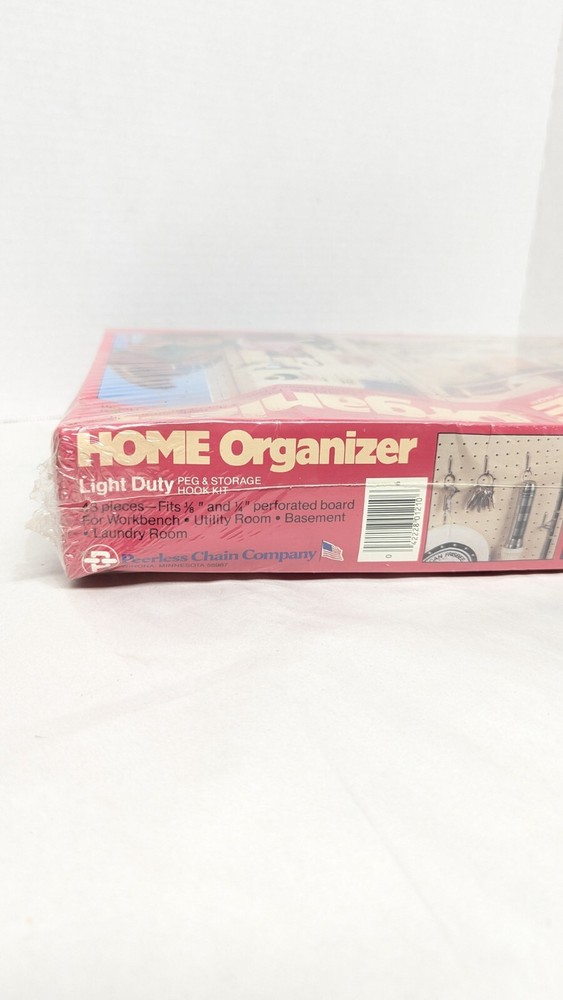 Home Organizer Light Duty Peg And Storage Hook Kit 43 Pcs