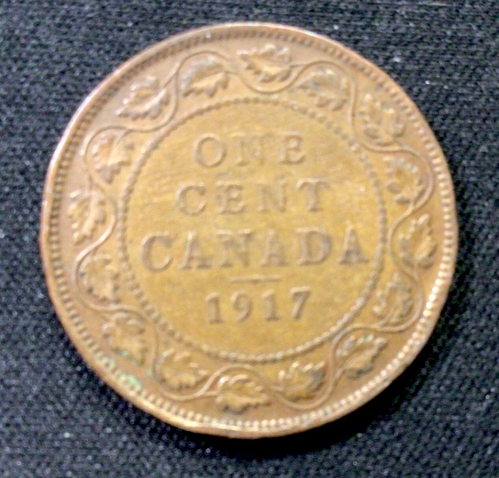 1917 Canada 1 Cent! WWI! ENN Coins