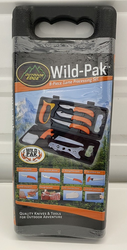 Outdoor Edge WP-2 Wild Pak Game Processing Set - 8 Piece