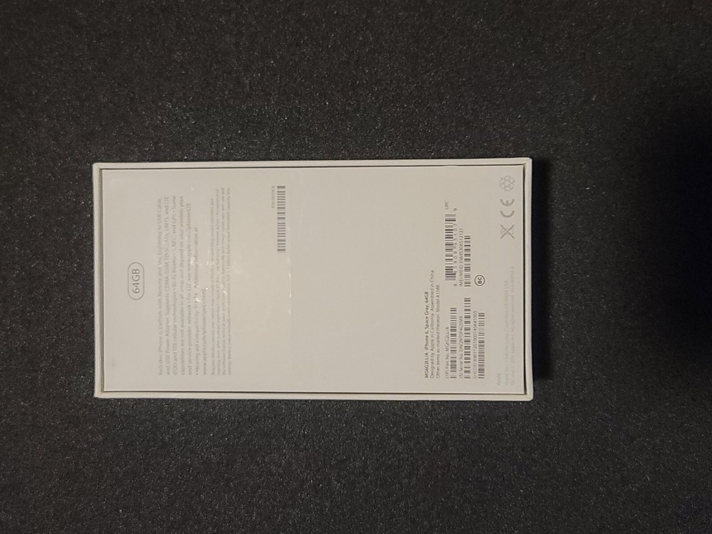 Apple iPhone 6 64GB - EMPTY BOX ONLY - Space Gray Original