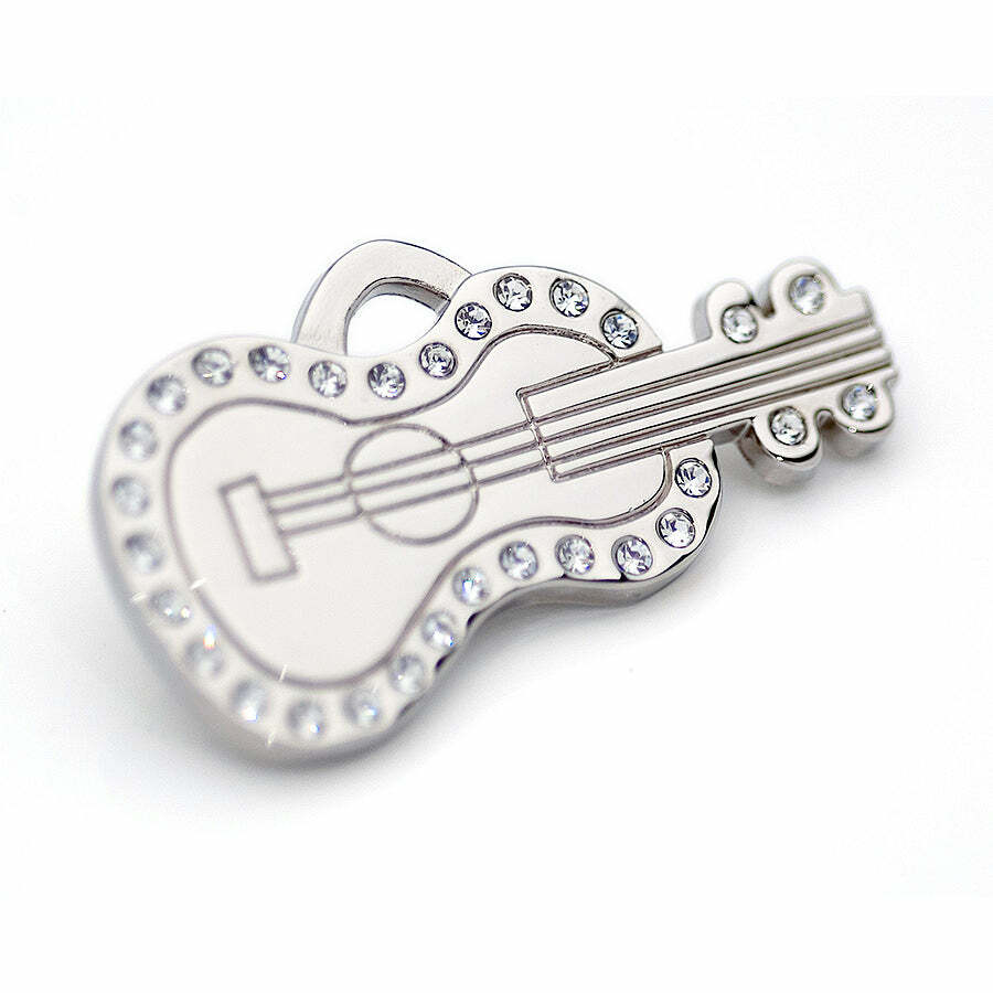Guitar Bling Pet ID Tag